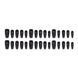 False nails with glue Bananahall C054 Black 24 pcs (A9694)