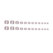 Pedicure false nails with glue Bananahall F137 Cat's eye 24 pcs (A9616)