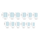 Long false nails with glue R079 Bananahall Milky gradient 24 pieces (A9430)