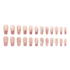 False Nails Hello Kitty long Bananahall with glue D871 Pink 24 pcs (A9477)