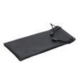 Glasses Case Protective Soft for Sunglasses and Fashion Eyewear Black (A9782)