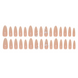 False Nails Long with rhinestone design with glue Bananahall Z869 Beige 24 pcs (A9475)