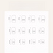 False nails with glue Bananahall CF001 Red 24 pcs (A9596)