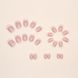 False nails with glue Bananahall W397 Beige 24 pcs (A9671)