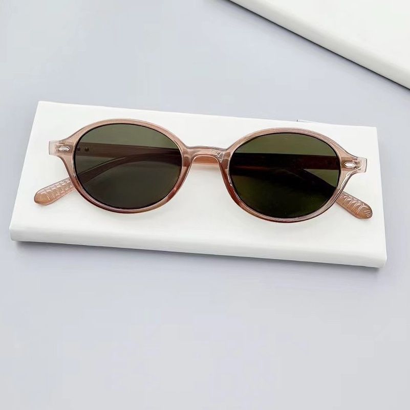 Oval Sunglasses Brown (A9773)