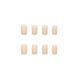 False nails with glue Bananahall CF015 Beige 24 pcs (A9684)