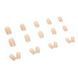 False nails with glue Bananahall CF015 Beige 24 pcs (A9684)