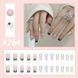 False nails with glue Bananahall A764 Beige 24 pcs (A9958)