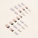 False nails with glue Bananahall A764 Beige 24 pcs (A9958)