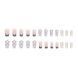 False nails with glue Bananahall A764 Beige 24 pcs (A9958)