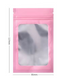 Manicure set for press on nails application tool kit with adhesive tabs prep pad Pink (A9410)