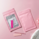 Manicure set for press on nails application tool kit with adhesive tabs prep pad Pink (A9410)
