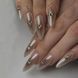 False nails with glue Bananahall D866 Beige 24 pcs (A9692)