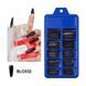 False nails ballerina long one-tone Bananahall BLC032 Black 100 pcs (A9945)