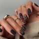 False nails with glue Bananahall W368 Leopard 24 pcs (A9672)