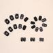 False nails with glue Bananahall W368 Leopard 24 pcs (A9672)