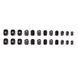False nails with glue Bananahall W368 Leopard 24 pcs (A9672)