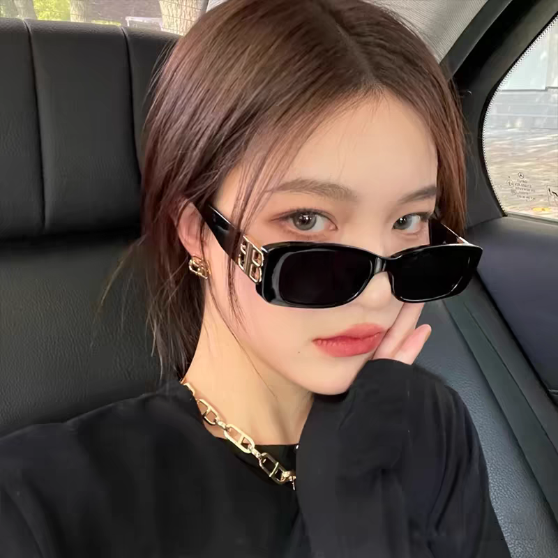 Rectangular Sunglasses Black (A9991)